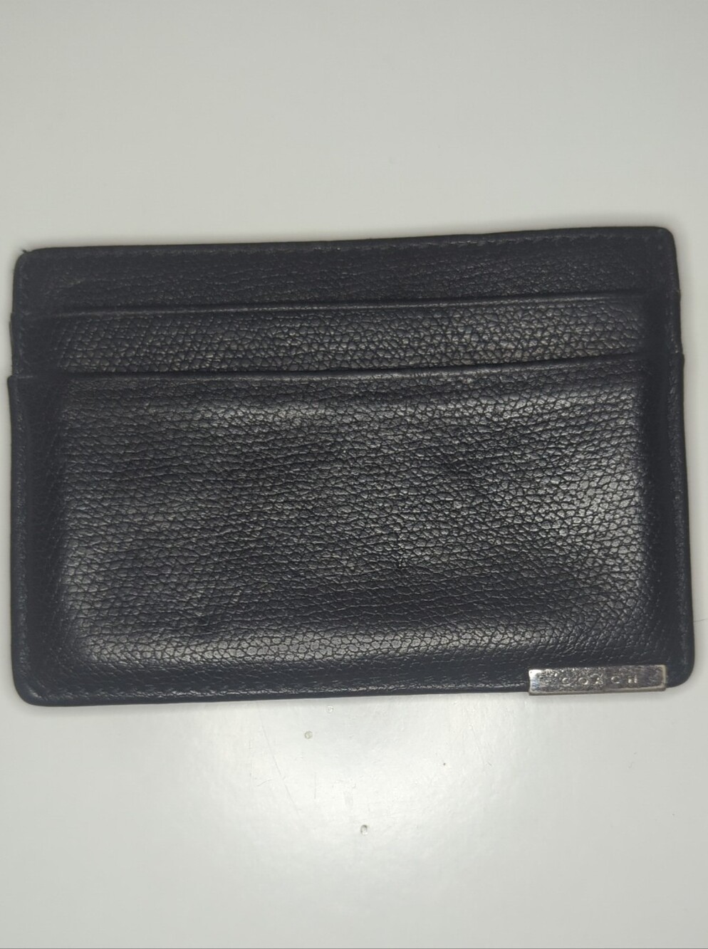 Coach Black Leather Card Holder
